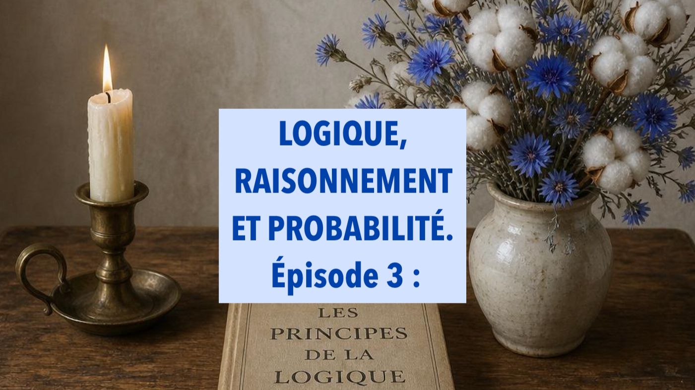 LOGIQUE, RAISONNEMENT ET PROBABILITÉ. Épisode 3: LES PRINCIPES DE LA LOGIQUE смотреть онлайн