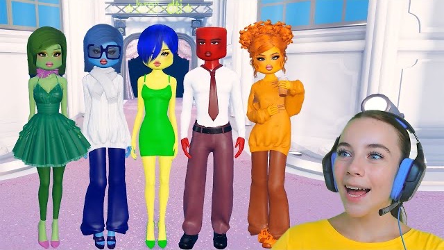 Я СДЕЛАЛА ЭМОЦИИ ИЗ ГОЛОВОЛОМКИ 2 в ROBLOX Dress To Impress смотреть онлайн