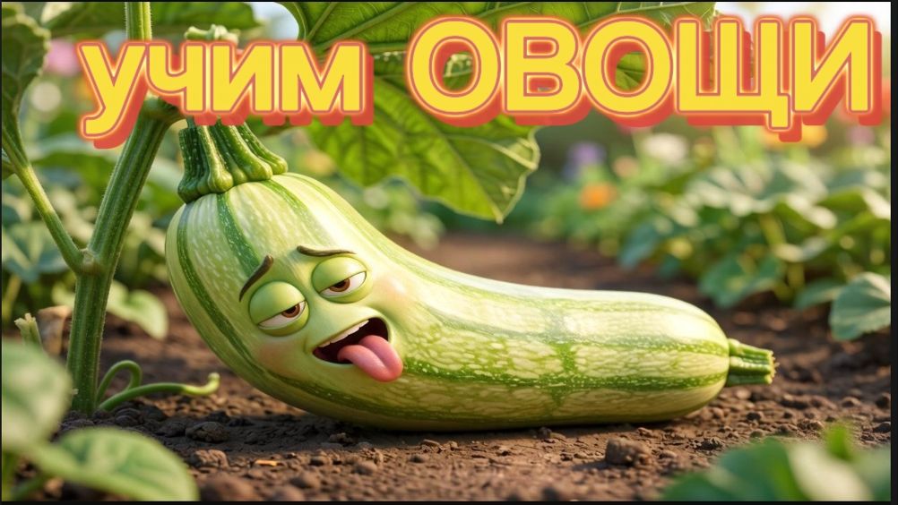 Учим ОВОЩИ легко! 🌽 Развивающая песенка-мультик для малышей смотреть онлайн