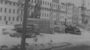 Ленинград, строительство дома на улице Турку, 11, корпус 1. 1968-1970 годы