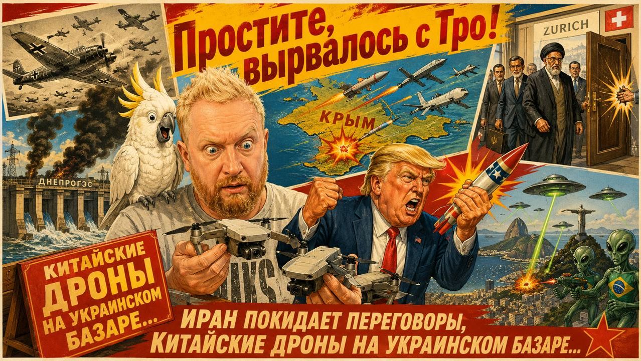 "Простите, вырвалось!" №445| Про иранский демарш и угрозы Трампа, удар по Крыму и ответ по ДнепроГЭС смотреть онлайн