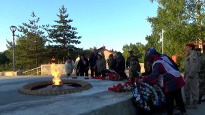 Акция Свеча Памяти на Аллее боевой славы в городе Вязники