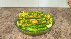 Оригинальная закуска из кабачков.