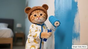 РЫЖУЛЯ СДЕЛАЛА РЕМОНТ В КАБИНЕТЕ ПАПЫ 🐱💡