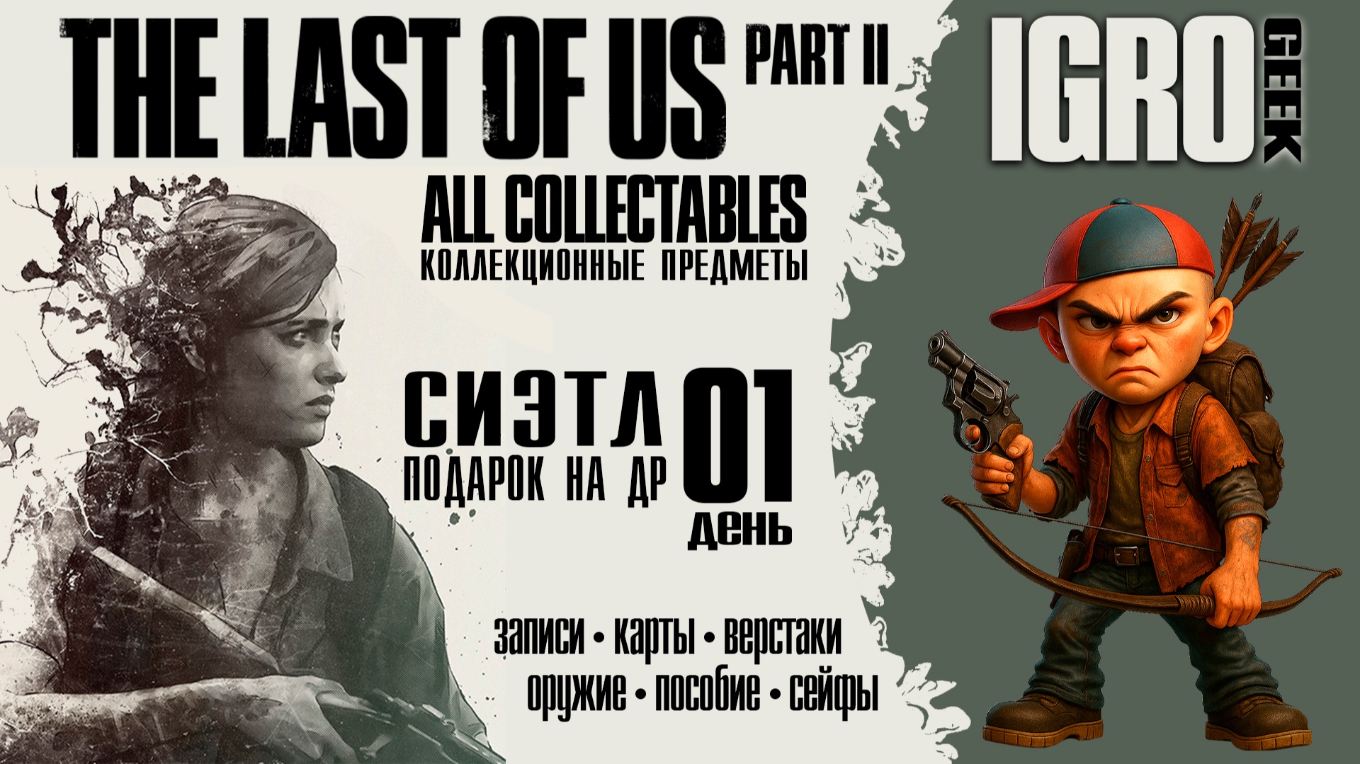 The Last of Us Part 2 Подарок на день рождения - все предметы PS4|PS5|PC