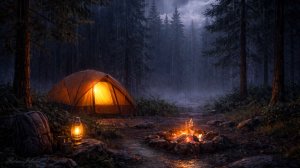 ШУМ ДОЖДЯ ДЛЯ СНА В ПАЛАТКЕ В НОЧНОМ ЛЕСУ ✨ РАССЛАБЛЯЮЩИЙ ЗВУК ДОЖДЯ ✨ УСПОКАИВАЮЩИЕ ЗВУКИ ПРИРОДЫ