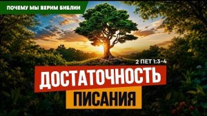 Достаточность Писания | 2 Пет. 1:3-4 || Алексей Коломийцев // Почему мы верим Библии |