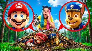 МОЙ ДРОН СНЯЛ ПРОПАВШИХ SUPER MARIO И PAW PATROL В РЕАЛЬНОЙ ЖИЗНИ!!