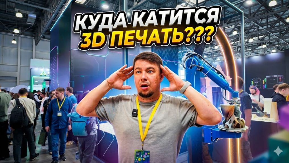 Куда катится 3Д ПЕЧАТЬ В 2026 году | Выставка 3Д-ТЕХ (3D-TECH) 2026 #3d #3dprinting смотреть онлайн