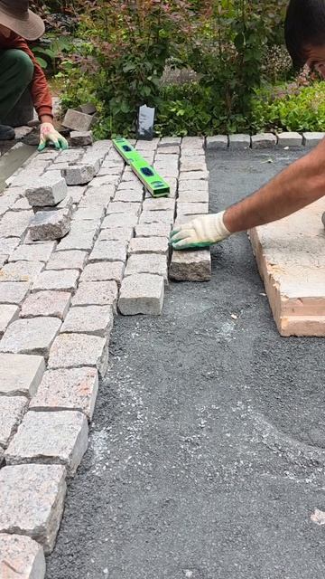 укладка гранита