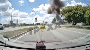 🔴На кадрах прилёт Русской «Герани» по АЗС в хороде Запорожье🔴