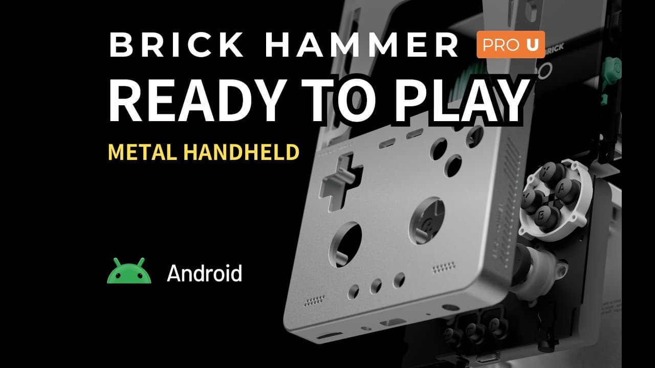 TRIMUI Brick Pro & Brick Hammer Pro U — Grand Launch NOW! Dual Joysticks, CNC Metal ? смотреть онлайн