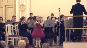 Алиса Чунихина - 7 лет, Верди - марш из оперы  Аида. # дети # музыка # труба # класика # опера #