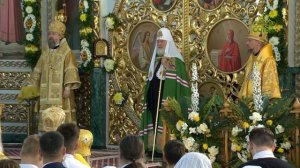 Слово Святейшего Патриарха Кирилла после Литургии в Воскресенском соборе города Бреста