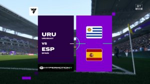 Уругвай - Испания Чемпионат Мира 2026 игра FC26