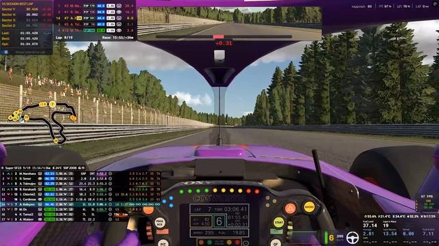 iRacing - Super Formula Series - Spa смотреть онлайн