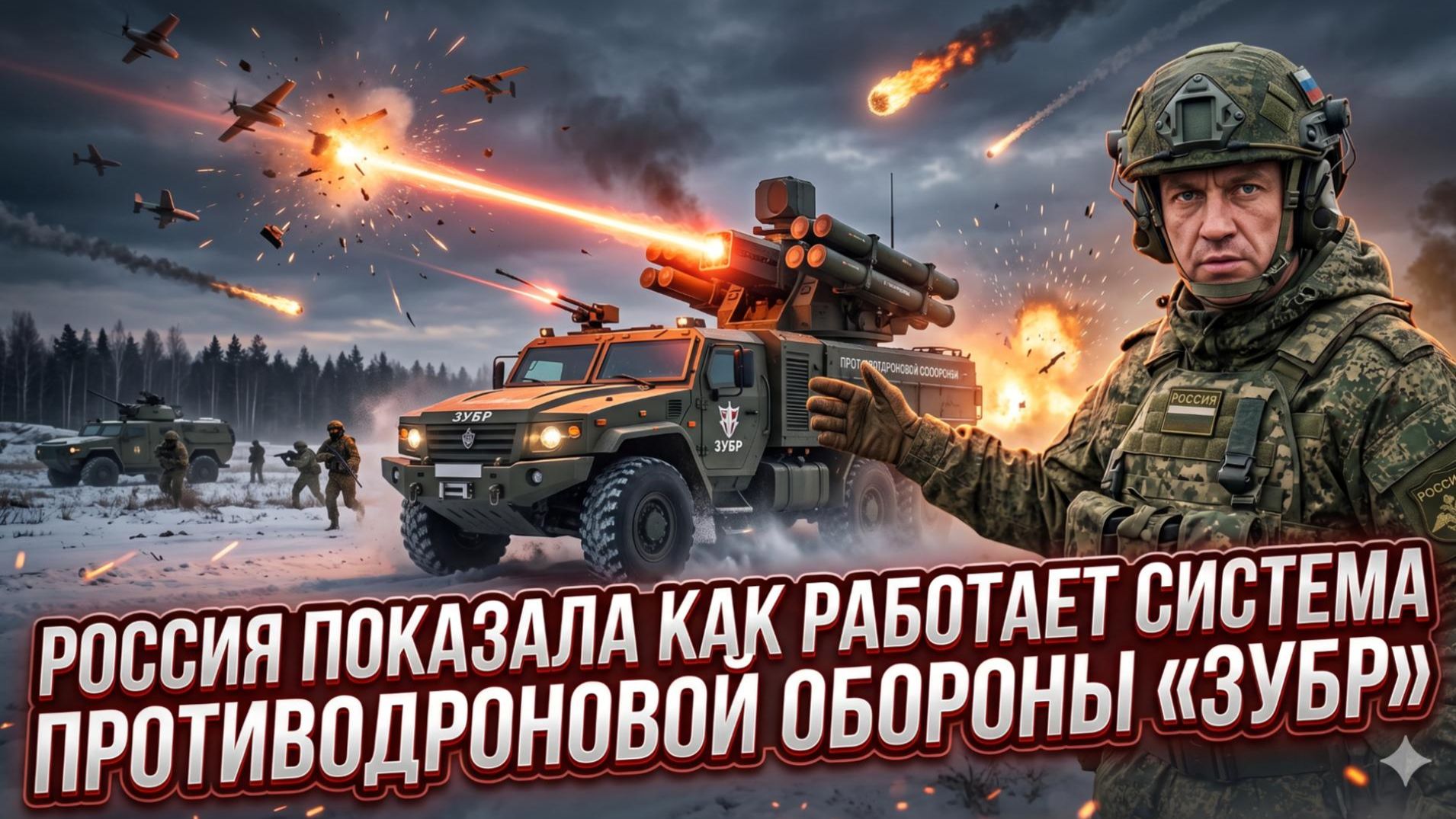🤫 Секретный «Зубр» рассекречен: впервые показана работа русской системы-убийцы дронов смотреть онлайн