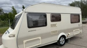 Немецкий караван-турист,дом на колёсах Avento на 4 места с палаткой большой в комплекте