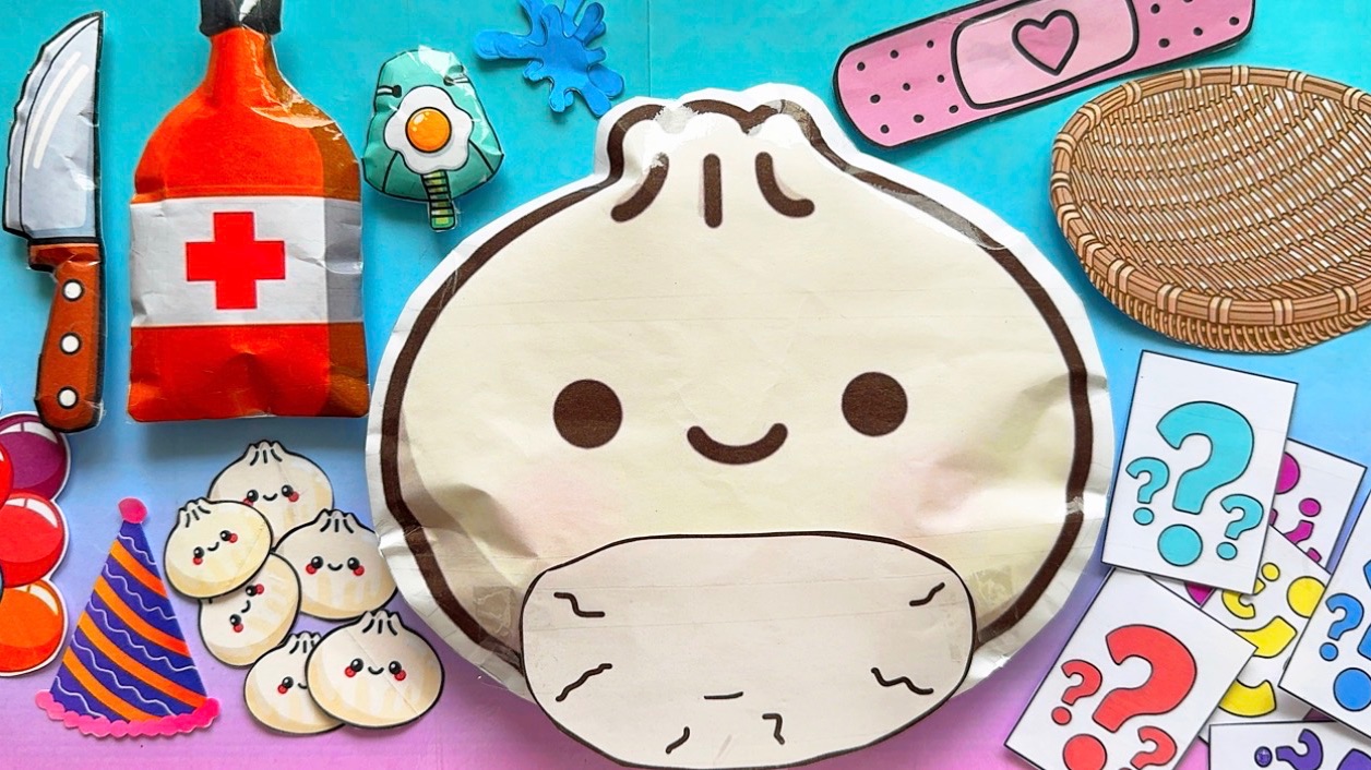 MISTER DUMPLING 🎉 PREGNANT 🤰 / DIY ASMR смотреть онлайн