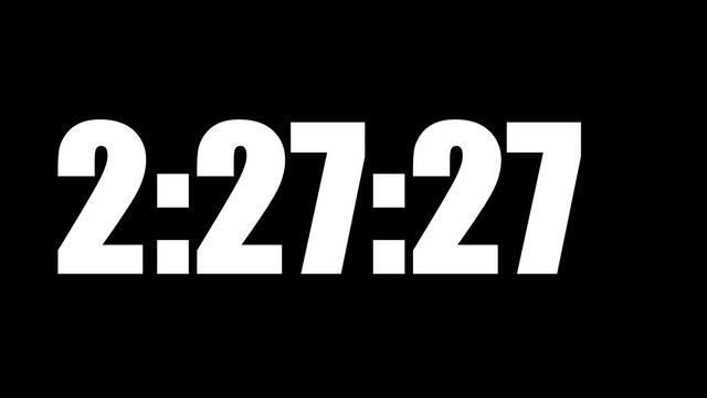 4 HOUR 55 MINUTE TIMER • 295 MINUTE COUNTDOWN TIMER ⏰ LOUD ALARM ⏰