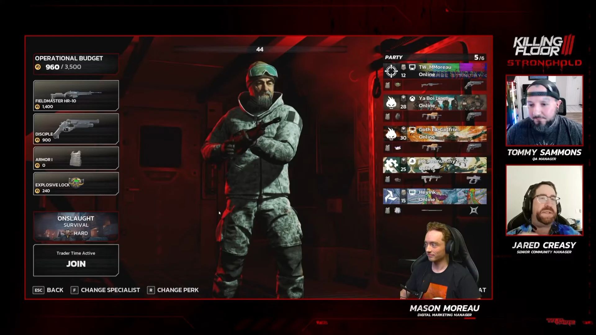 Killing Floor 3: Onslaught Live Stream w/ Tripwire (English) смотреть онлайн