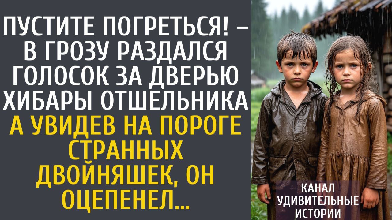 Истории из жизни Пустите погреться! – в грозу раздался голос за дверью хибары отшельника…