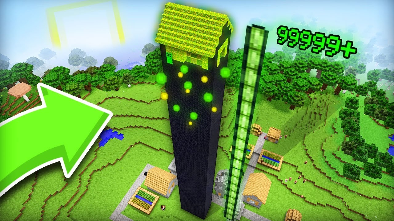 АДМИН ПОСТРОИЛ НЕБОСКРЁБ ИЗ ОПЫТА В НАШЕЙ ДЕРЕВНЕ В МАЙНКРАФТ | Компот Minecraft смотреть онлайн