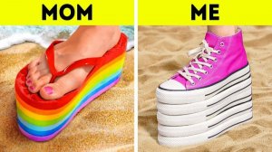 КРУТЫЕ ЛАЙФХАКИ ДЛЯ НОГ И ПОТРЯСАЮЩИЕ ПОДЕЛКИ ИЗ ОБУВИ СДЕЛАЙТЕ СВОИМИ
