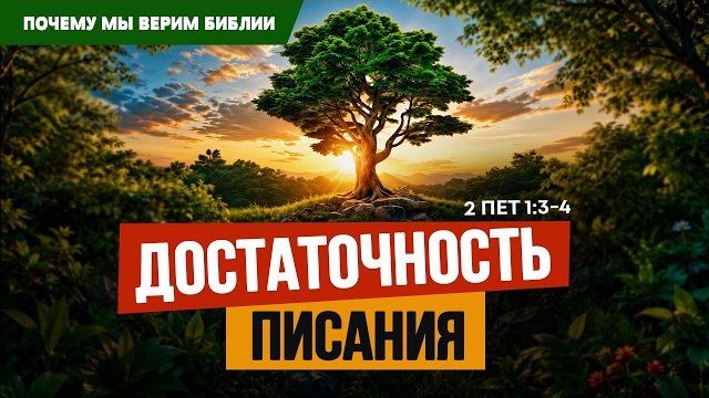 Достаточность Писания | 2 Пет. 1:3-4 || Алексей Коломийцев // Почему мы верим Библии | 7