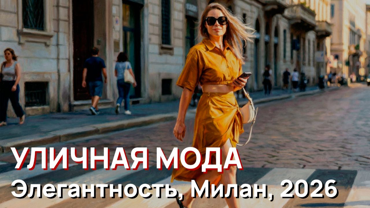 Уличная мода - Элегантность в повседневности, Милан, 2026 смотреть онлайн