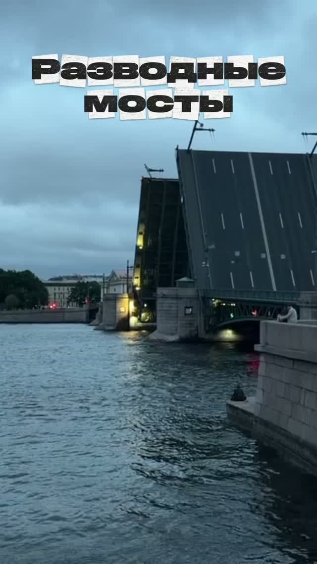 Дворцовый мост в Питере. Зачем разводят мосты?
