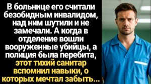 Истории из жизни/Аудиорассказы Жизненные/Санитар встал на помощь/Аудиокниги слушать онлайн