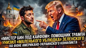 🎭 «Мистер Бин под кайфом»: советник Трампа жестко высмеял Зеленского перед всем миром
