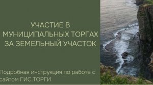 Анализ муниципальных торгов земельных участков