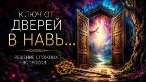 КЛЮЧ ОТ ДВЕРЕЙ В НАВЬ...РЕШЕНИЕ СЛОЖНЫХ ВОПРОСОВ...ДЛЯ ВСЕХ