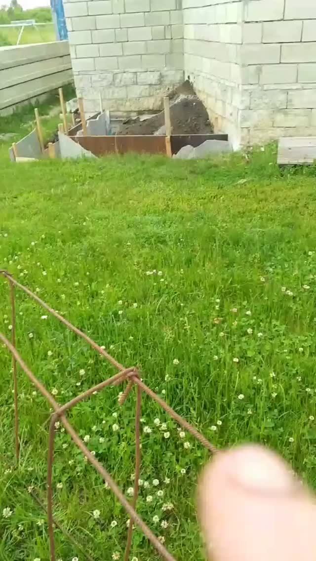 Не прошло и лето - приступили к пристройке под котельную.