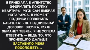 ИСТОРИИ ИЗ ЖИЗНИ|В день покупки квартиры бабушка позвонила|РЕАЛЬНЫЕ ИСТОРИИ|ЖИЗНЕННЫЕ ИСТОРИИ