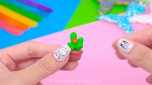 Сделайте простой Hello Kitty vs Frozen House в горячем и холодном стиле из картона ❤️ Миниатюрный до