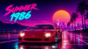 POV： Summer 1986 – Night Drive Into Retro Heaven 🌅 ｜ Nostalgic Synthwave Driving Mix