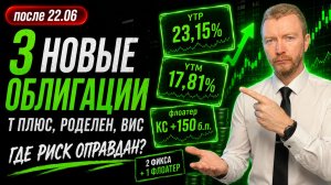 Куда вложить деньги при снижении ставки? Разбор новых облигаций: Т Плюс, Роделен, ВИС Финанс