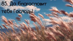 85. Да благословит тебя Господь!