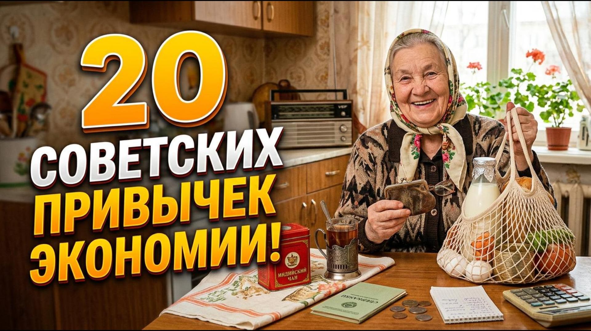 20 СОВЕТСКИХ ПРИВЫЧЕК ЭКОНОМИИ! РАБОТАЮТ ЛИ СЕГОДНЯ?