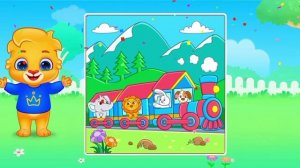 Детский развивающий мультфильм, пазлы, головоломка