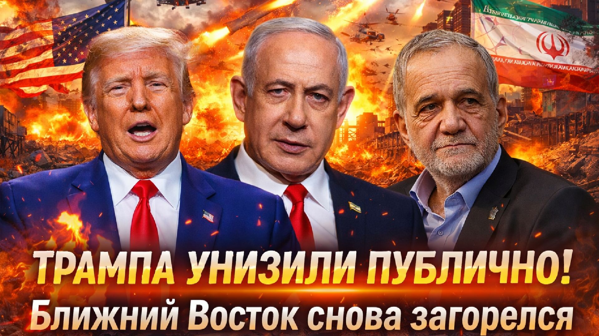 "Репутация Трампа трещит:Провал дипломатии/ Союзник не подчинился, Ближний Восток снова пылает?/" смотреть онлайн