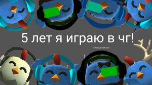 В этом году в чг играю уже 5 лет!🥳