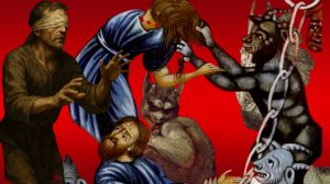 НА ЕГО КРИК И ВОПЛИ АДСКАЯ БЕЗДНА ОТВЕЧАЛА КЛОКОТАНИЕМ ГЕЕНСКОГО ПЛАМЕНИ..ОДИН ЧАС МУЧЕНИЯ В АДУ..