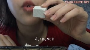Asmr chalko/ Сухой мел в Пасте/Vlog kristi kit/Мокрая и Сухая Петропавловка/ASMR 🫐🍨