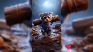 Мультик про милого котика 🩷😻