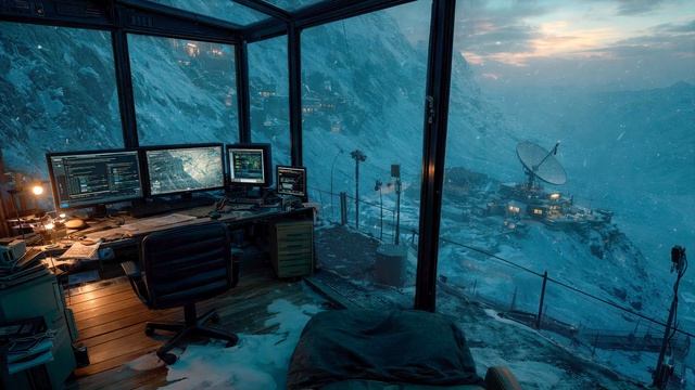 Instant Focus Mode ❄️ ｜ Ambient Work Music ｜ Cold War Arctic Bunker Concentration Ambient смотреть онлайн
