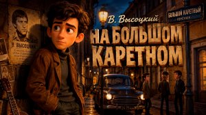 ГДЕ ТВОИ 17 ЛЕТ? - «НА БОЛЬШОМ КАРЕТНОМ» АНИМИРОВАННАЯ ИСТОРИЯ ПО ПЕСНЕ В.С.ВЫСОЦКОГО